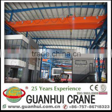 1-100 ton electric double girder warehouse bridge crane