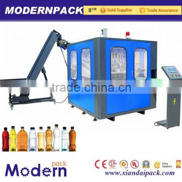 Automatic PET plastic bottle blow molding extrusion machine