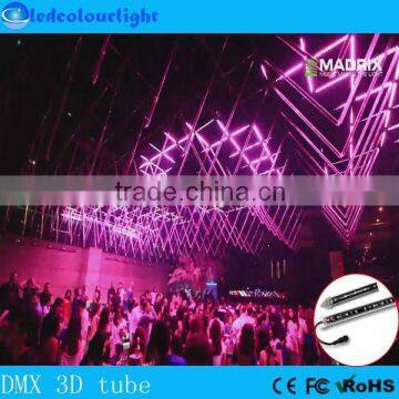 DC12-24V 3D viewing snowfall tube Madrix ARTNET led snowing icicle lights