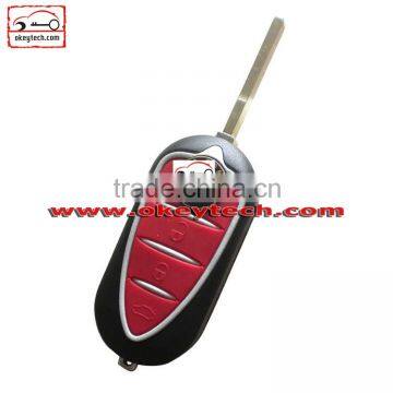 Best price car key blanks wholesale Alfa 3 button remote key shell key for car alfa romeo