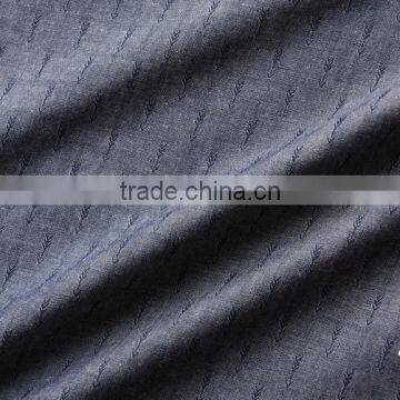 Woven Shirting Clothing Cotton Dobby Jacquard Fabric photo-2