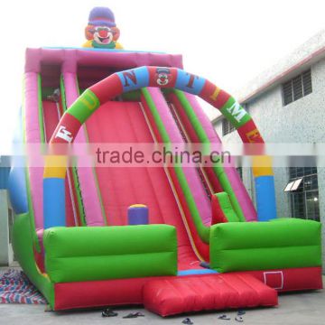 Clown giant inflatable slide for sale