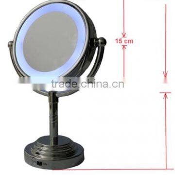 Double-Sided Makeup Mirror With LED Light , Double Led Mirror , Led Table Mirror photo-3