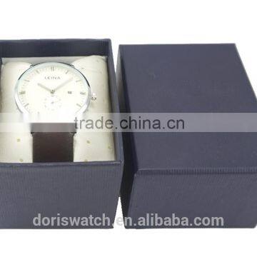 Good Quality Classic Watch Box Dark Blue Watch Case for Mens Watch on photo-3