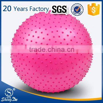 Anti-burst Gym exercise ball wholesale,peanut yoga ball,yoga massage ball