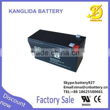 7ah Rechargeable Storage Lead Acid12v Flashing Light Battery CA1270 photo-2