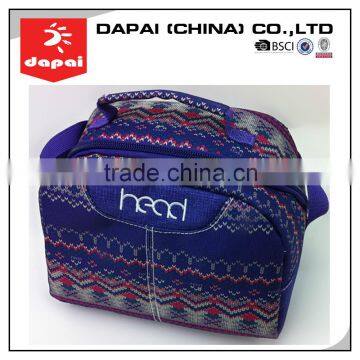 Quanzhou dapai purple nationality classic design makeup bag cosmetic bag