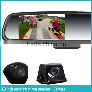 Speaker Bluetooth Rear View Mirror With Microphone Auto Lcd Monitor Car Handsfree Kit photo-2