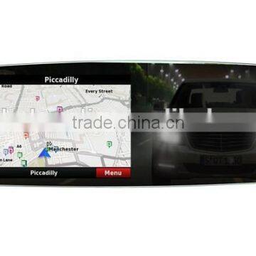 4.3 inch frameless rearview mirror monitor sychronize informations gps navigation
