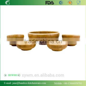 2015 Promotions Bamboo 7 Piece Salad Bowl Set