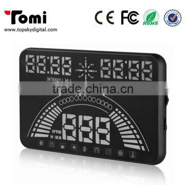 High Quality GPS HUD S7 Head Up Display 5.8 Inch OBD OBD2 HUD Head Up Display with GPS HUD With Over-speed Alarm