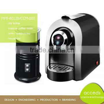 Fashionable and Newest Capsule Coffee Machine with Milk Frother