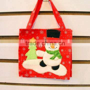 2016 Christmas goods Snowman felt Gift Bag for Christmas Holiday