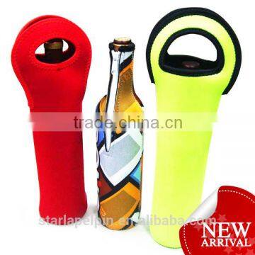 manufacture custom neoprene wine bottle cooler sleeve