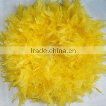 Feather Wreath - Christmas Wreath - Yellow Wreath