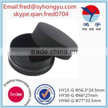 2015 Round Shape Aluminium Powder Box For Cosmetic Package