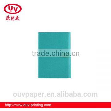 School Office Student Supplies PU Cover Paper Notebook With Elastic Band