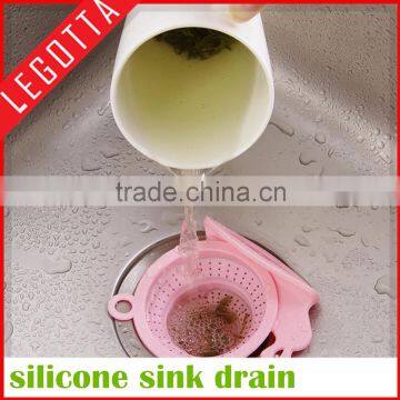 Silicone Material Cheap Funny Cartoon Lovely Bathroom Floor Drain Promotional photo-6