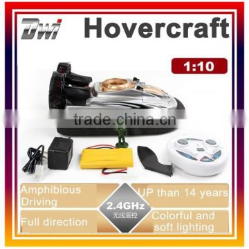 1:10 2.4G RC Hovecraft toy, RC Amphibious driving boat, rc boat.