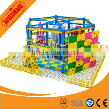 2015 Popular Games Indoor Ropes Obstacle Course, Climbing Ropes Playground Equipment