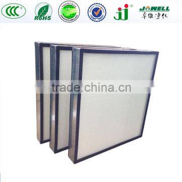 High Quality Operating Room Mini Pleat HEPA Filter H3 H14