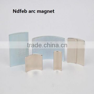 Neodymium arc segment magnets