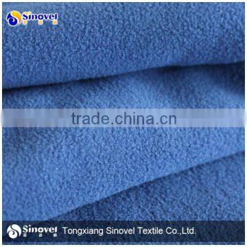 100%polyester micro knitting dyed antipilling polar fleece fabric