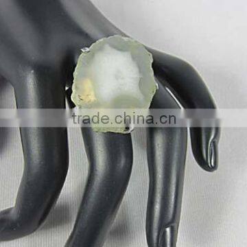 Agate Stone Costume Fashion Women Jewelry India Brass Ring Big Ring Latest Design New Pattern,Indian Ethnic Natural Stone
