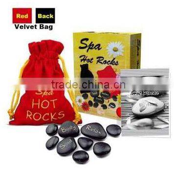 9pcs Massage stone gift set