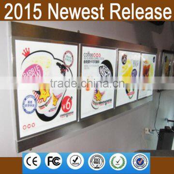 2015 new Led menu sign board display/restaurant light box