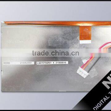 LQ070T5GR01 Original 7.0 inch 480*234 Car Replacement LCD Display With Touch Panel