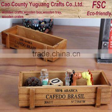 ZAKKA Natural antique wooden crates for sale