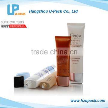 Small Empty Super Oval Plastic Cosmetics Tubes