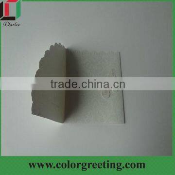 Chinese Suppliers Handmade Laser Cut Luxury Invitation Wedding Card Printing