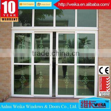 modern americanized PVC cheap glass sliding door