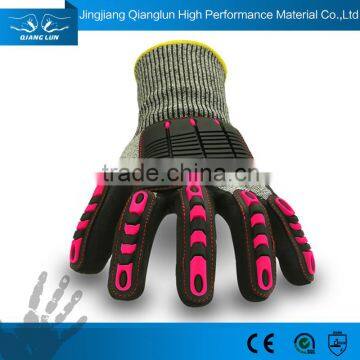 Puncture Level 3 Oil Rig Work Anti Tear Gloves photo-3