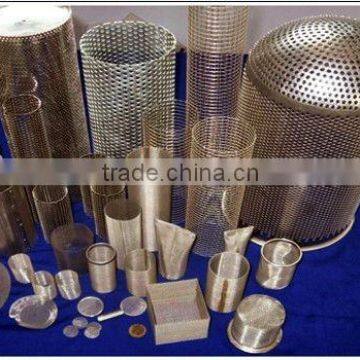 stainless steel perforated metal mesh tube