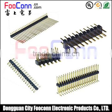 1.27mm pin header led connector with single row