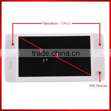 Low Cost Auto Loop Play Super 7 TFT Lcd TV Micro HD Lcd Display Advert Motion Sensor Video Player photo-2