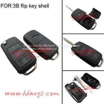 Key Cover 3 Button Auto Car Key Blank for Audi photo-5
