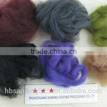 NEW!!! 100% dyed merino sheep wool 19.5-26.5mic & 30-50mm, any dyed colors