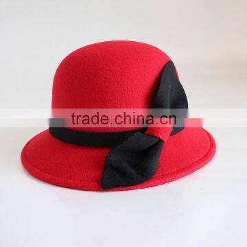 High quality funny women wool felt cloche winter hat for sale