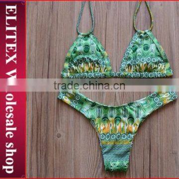 Stock Wholesale Red Seamless Fashion One Piece Woman Bikini Swimwear 2017 photo-6