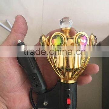 2016 Shiny Golden Electric Incense Burner Lotus Shape Censer With Usb for Car