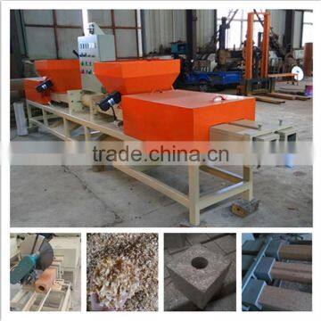 Wood shaving block processing machine/sawdust block making machine