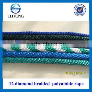 nylon rope,diamond braided