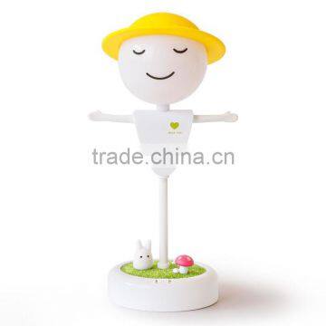 3D Scarecrow Kid's Night Light With Power Bank USB Rechargeable LED Table Lamp photo-3