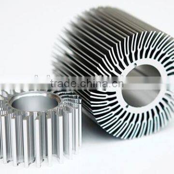 aluminum circular heat sink extruded aluminum heatsink