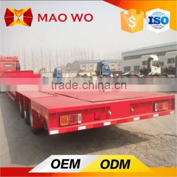 bulk cargo extendable skeleton low-bed trailer for sale