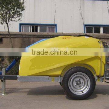 Top Quality High Efficient Tractor PTO Use Garden Orchard Trailer Boom Tank Air Blast Sprayer 1500L With Italy Diaphragm Pump photo-2